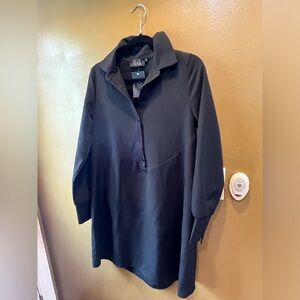 Pepe Runa Black Dress Made in Poland sz L